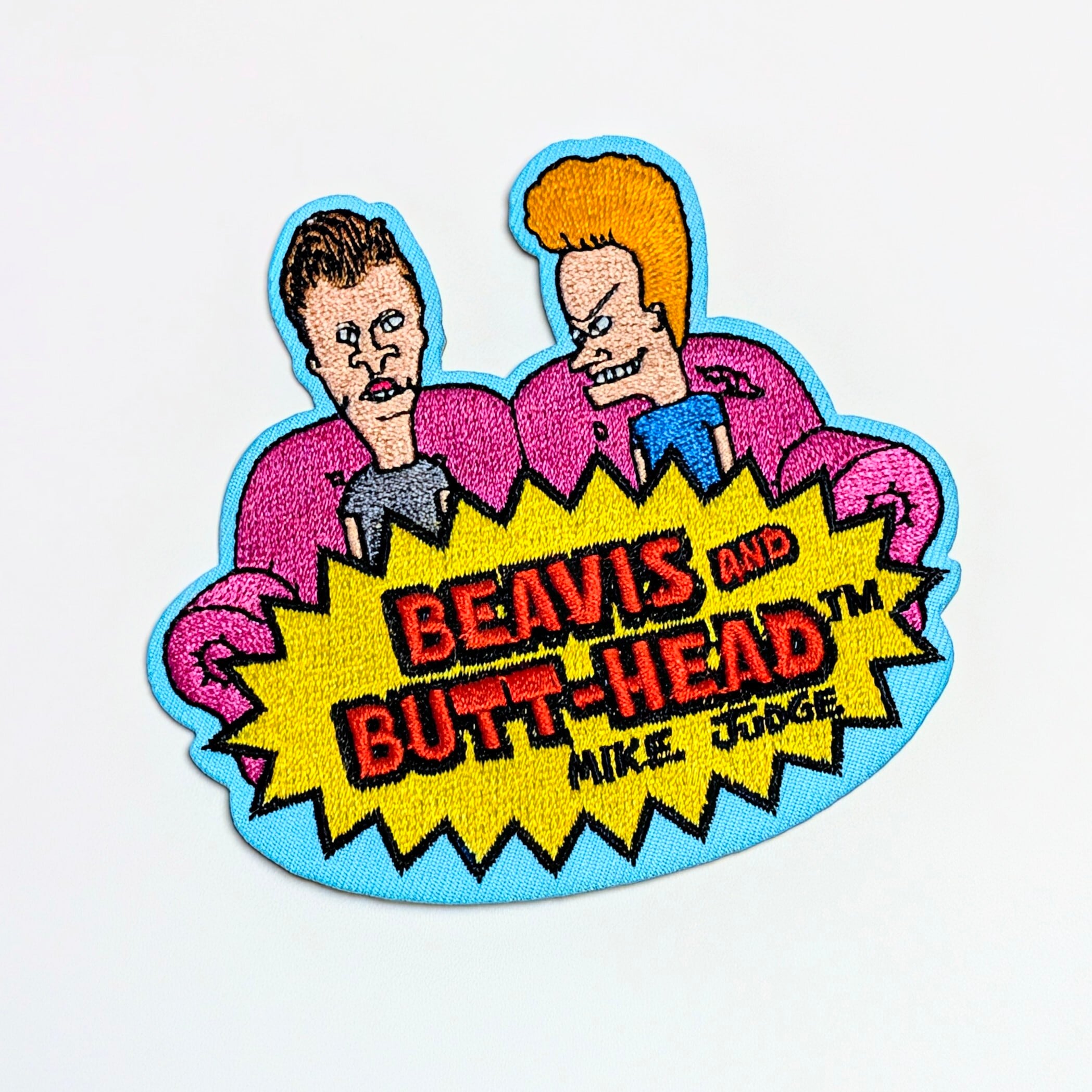送料無料！ ★刺繍アイロンワッペン★【 BEAVIS AND BUTT-HEAD（ビーバス・アンド・バットヘッド）】MTV / ワッペン / PATCH〚アメリカン雑貨 アメトイ〛
