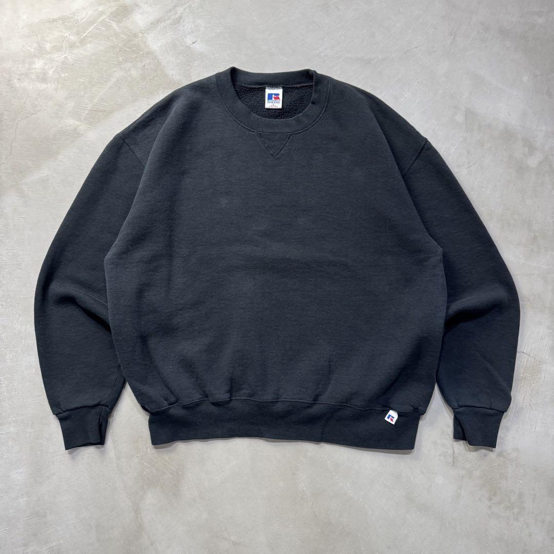 90s Russell blank sweat black