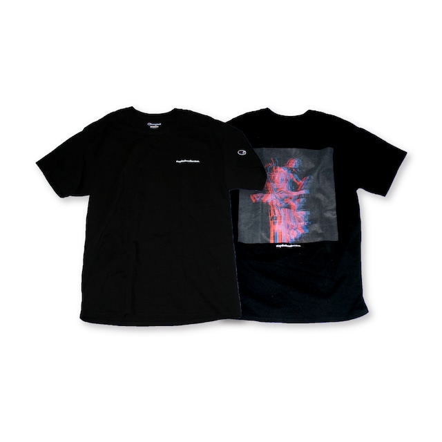 【STAY DUDE COLLECTIVE】  Glitched Statue SS Tee (BLACK)