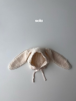 SO U［取寄］rabbit fur bonnet 26winter