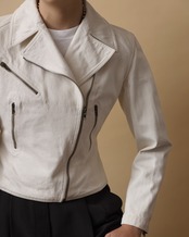 1990's Alaia / Lace Up Riders Jacket