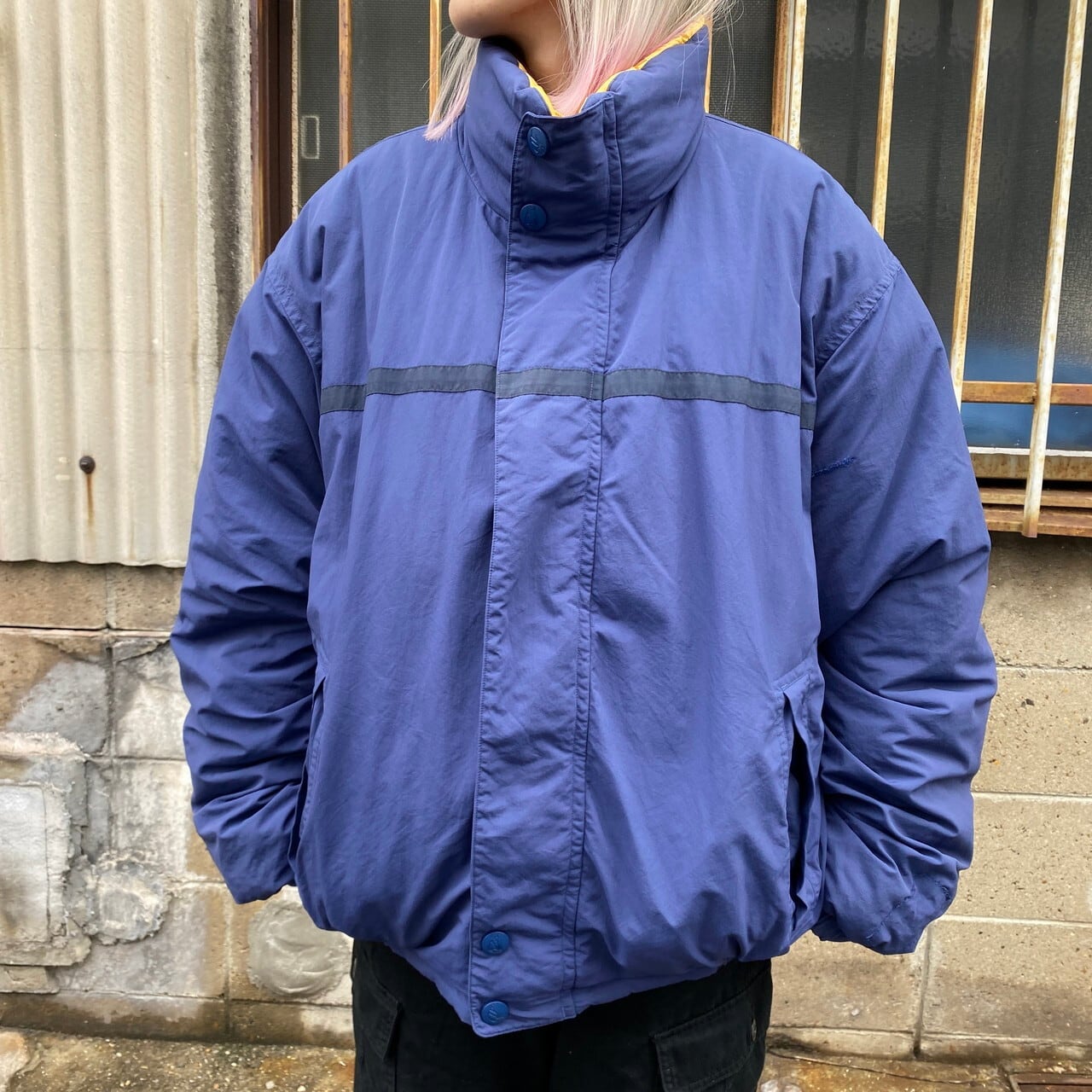 90年代 NAUTICA ノーティカ リバーシブル ダウンジャケット メンズXXL 