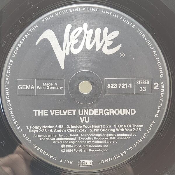 The Velvet Underground / VU [823 721-1] - 画像4
