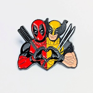 送料無料！ ★ピンズ PINS★ピンバッジ 【 Deadpool & Wolverine ( デッドプール& ウルヴァリン ) 】  X-MEN / MARVEL  〚アメリカン雑貨 アメトイ〛