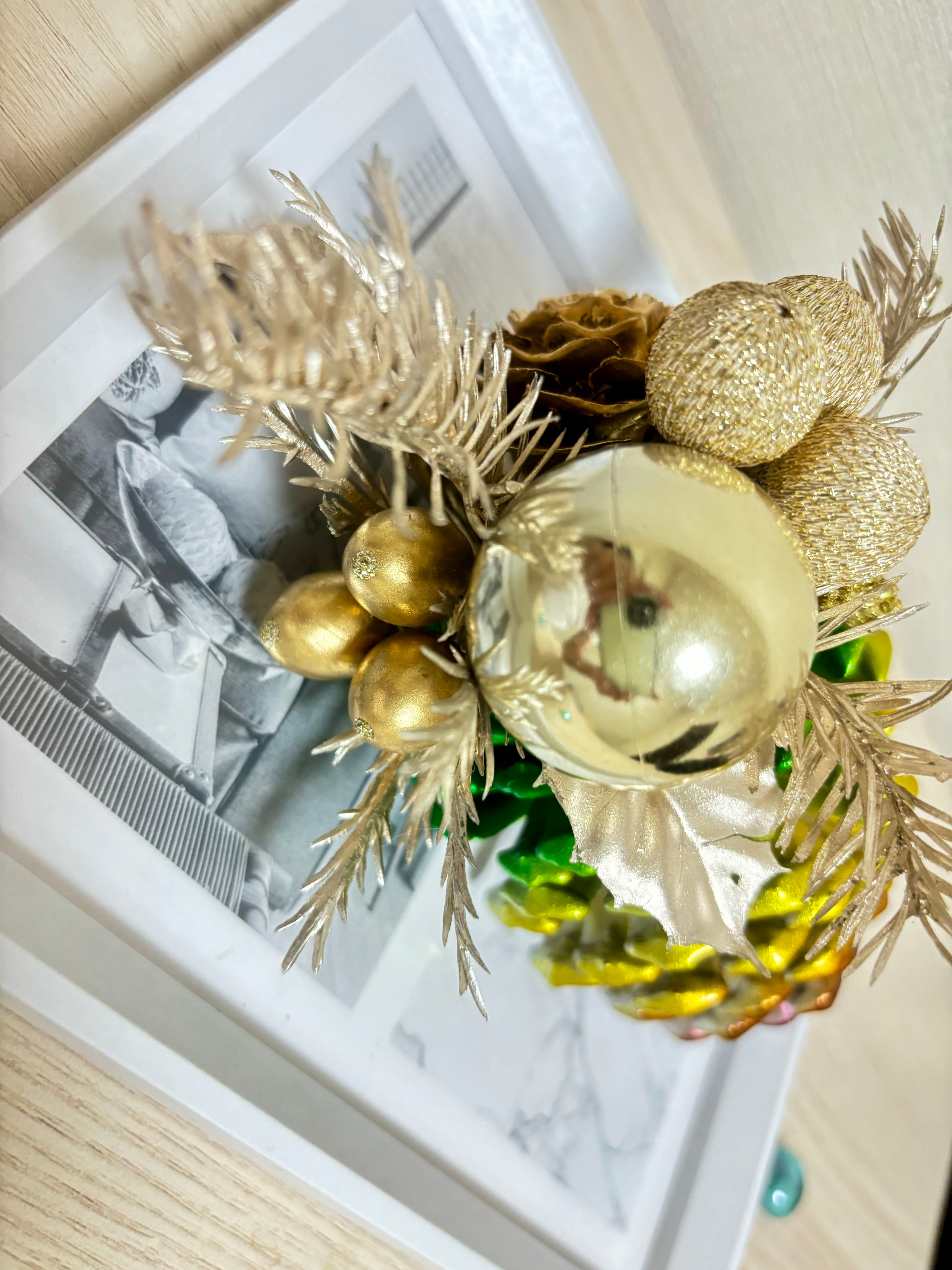 大王松 松ぼっくり クリスマス 大王松の松ぼっくりでクリスマスツリー