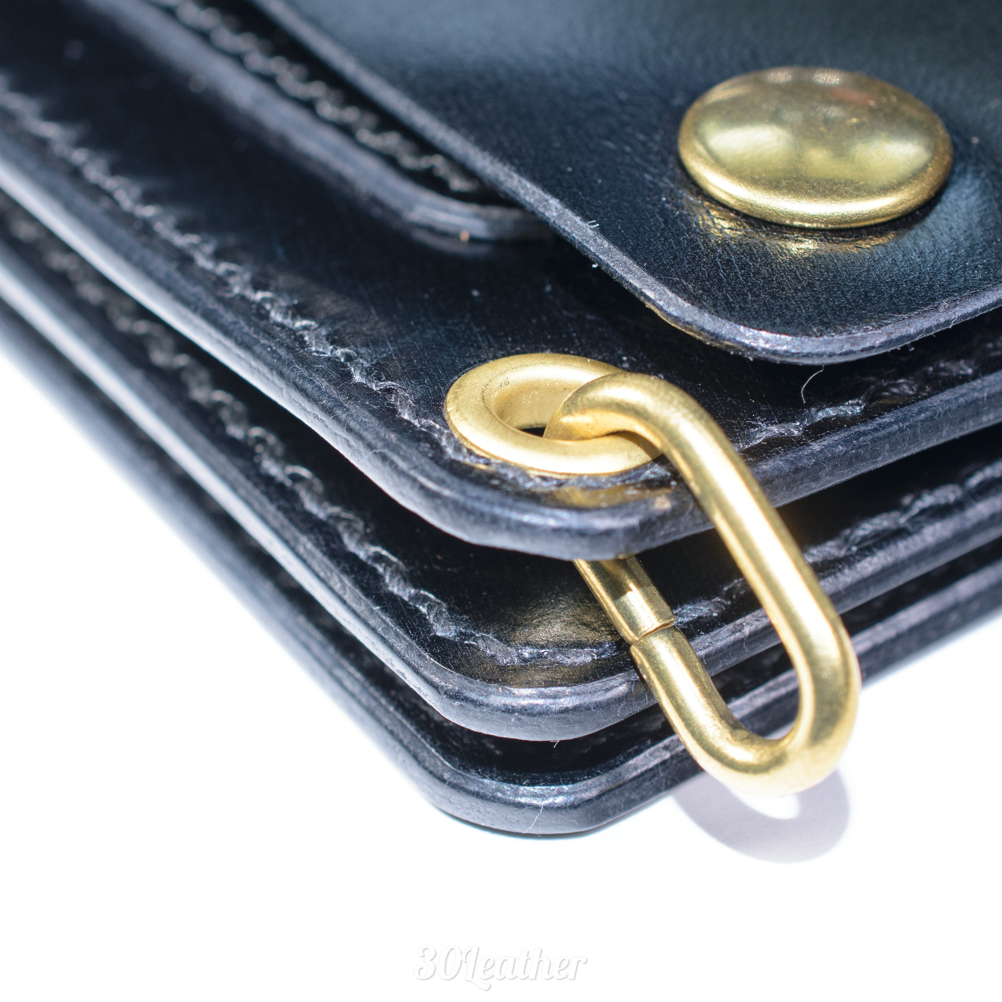 IBIZA BLK MTW-001 ミドルトラッカーウォレット | 30Leather