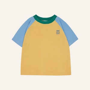 the campamento /Color Block Yellow Kids Tshirt