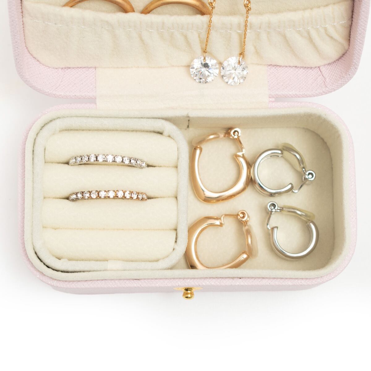 アクセサリー ケース 持ち運び 小さい ジュエリーボックス