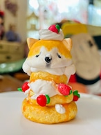 いちごパンケーキ あきたちゃん いちご 秋田犬 お菓子 アートドール