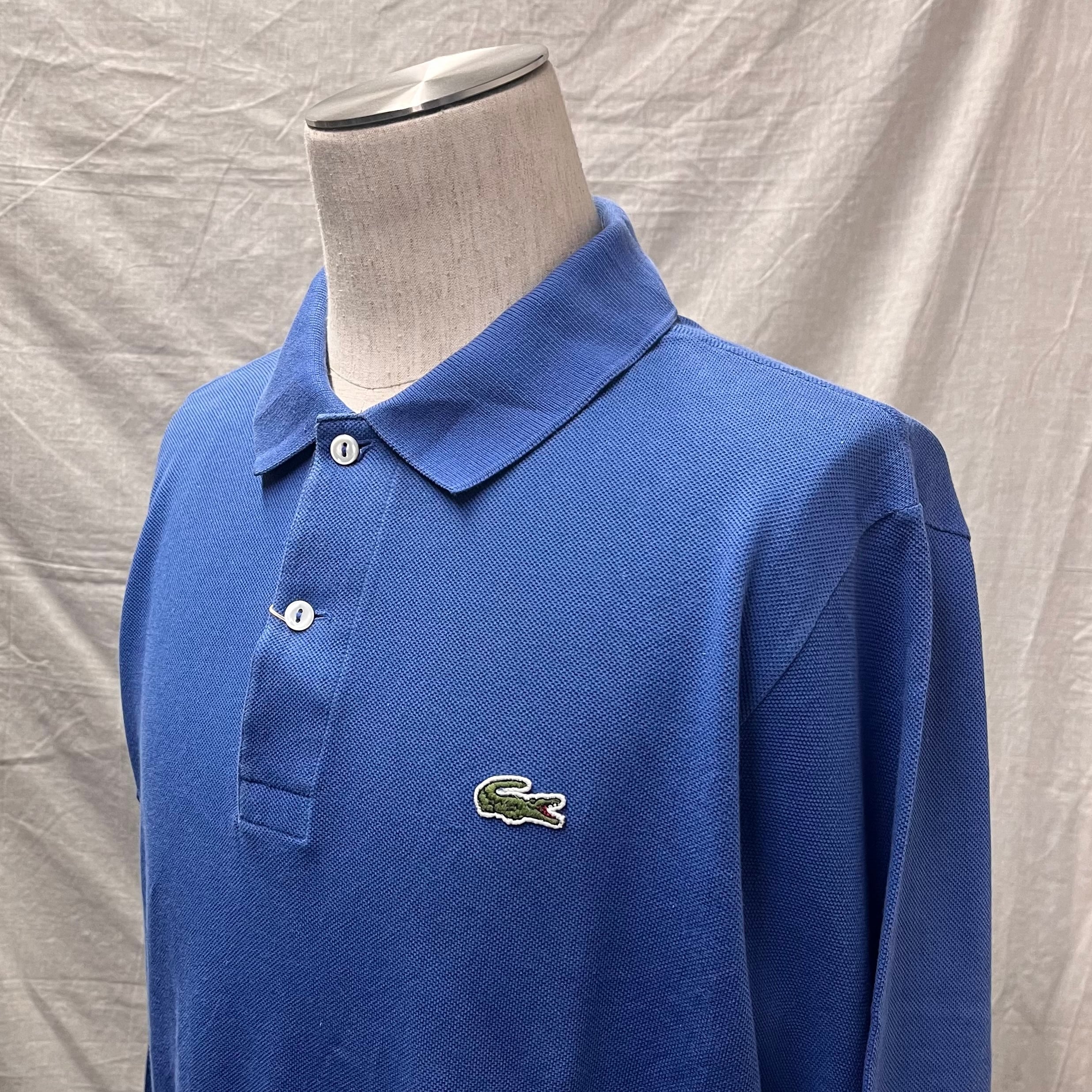 80s French LACOSTE long sleeves Polo shirts / France【b'2372