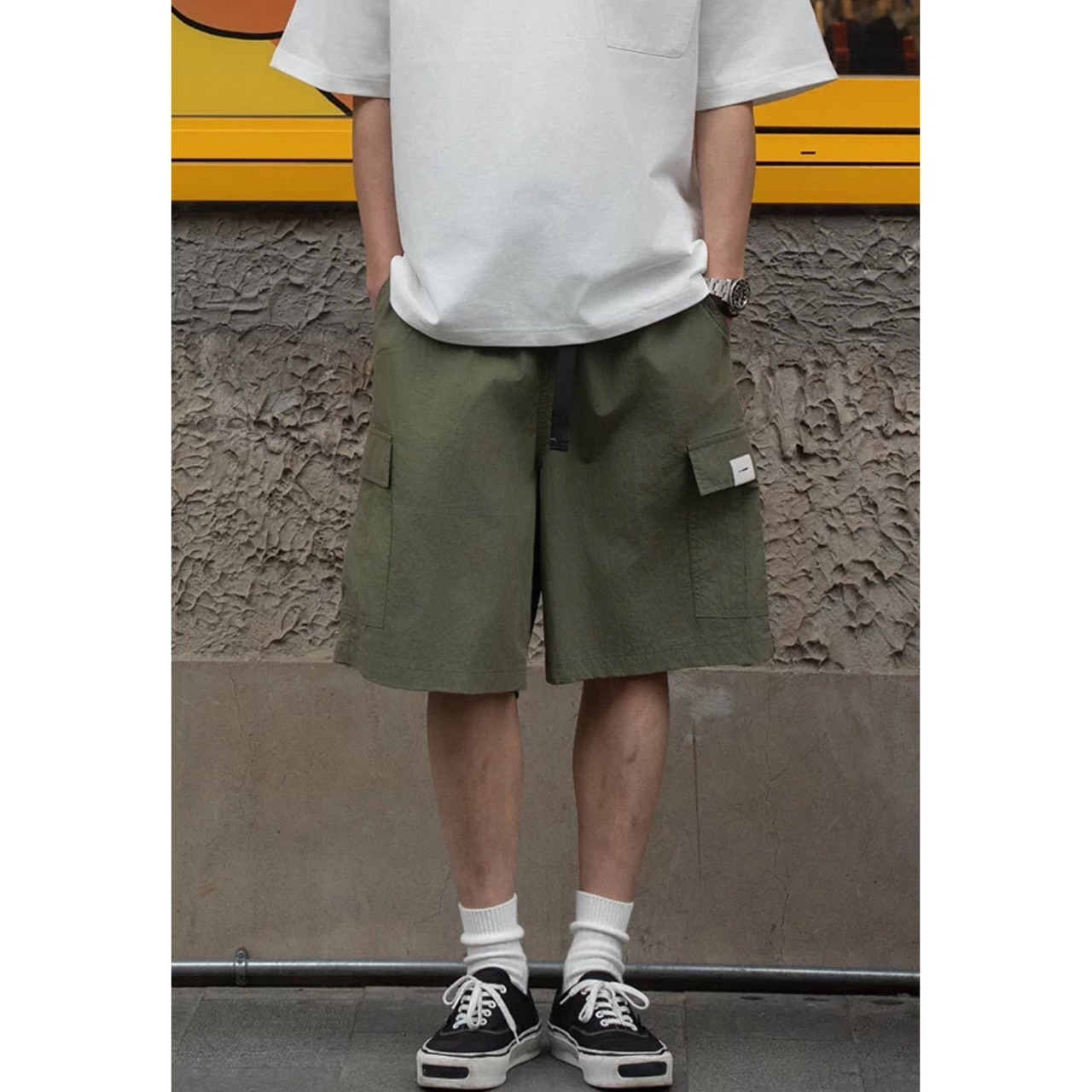 Belted cargo pocket shorts 1435 - 2
