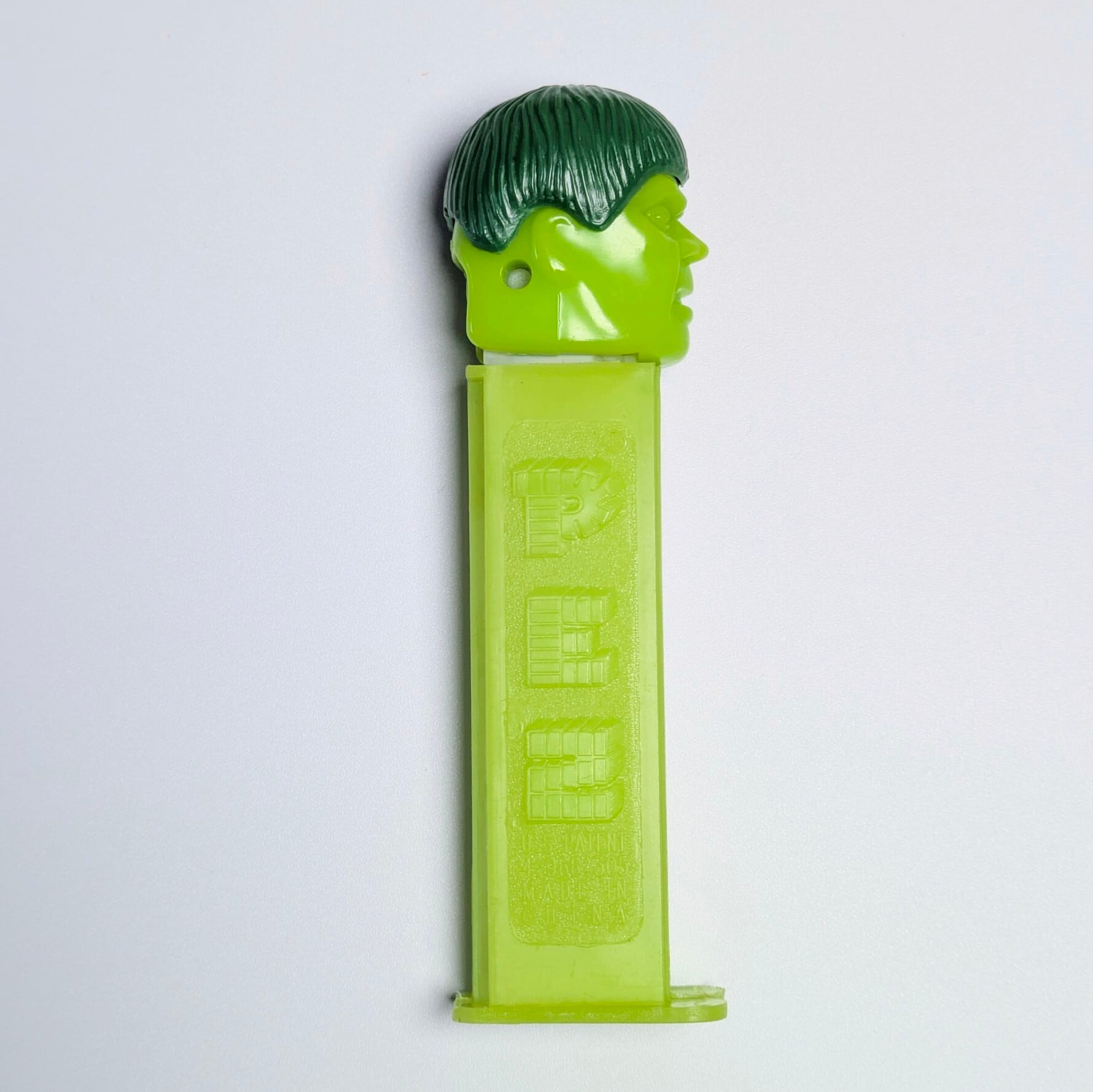 ☆ VINTAGE1989 ☆【 The Hulk / 超人ハルク ) 】ブルース・バナー / スモールヘッド / PEZ / ペッツ / CANDY&DISPENSER  〚アメリカン雑貨 アメトイ〛