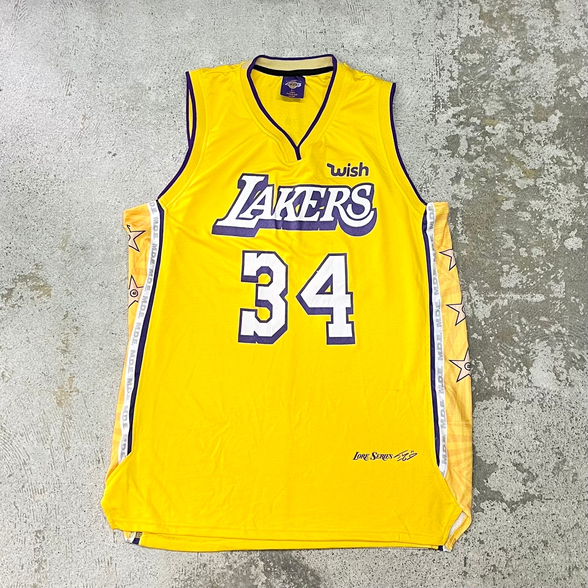 size XL】NBA LAKERS レイカーズ シャック 34 ユニフォーム タンク ...