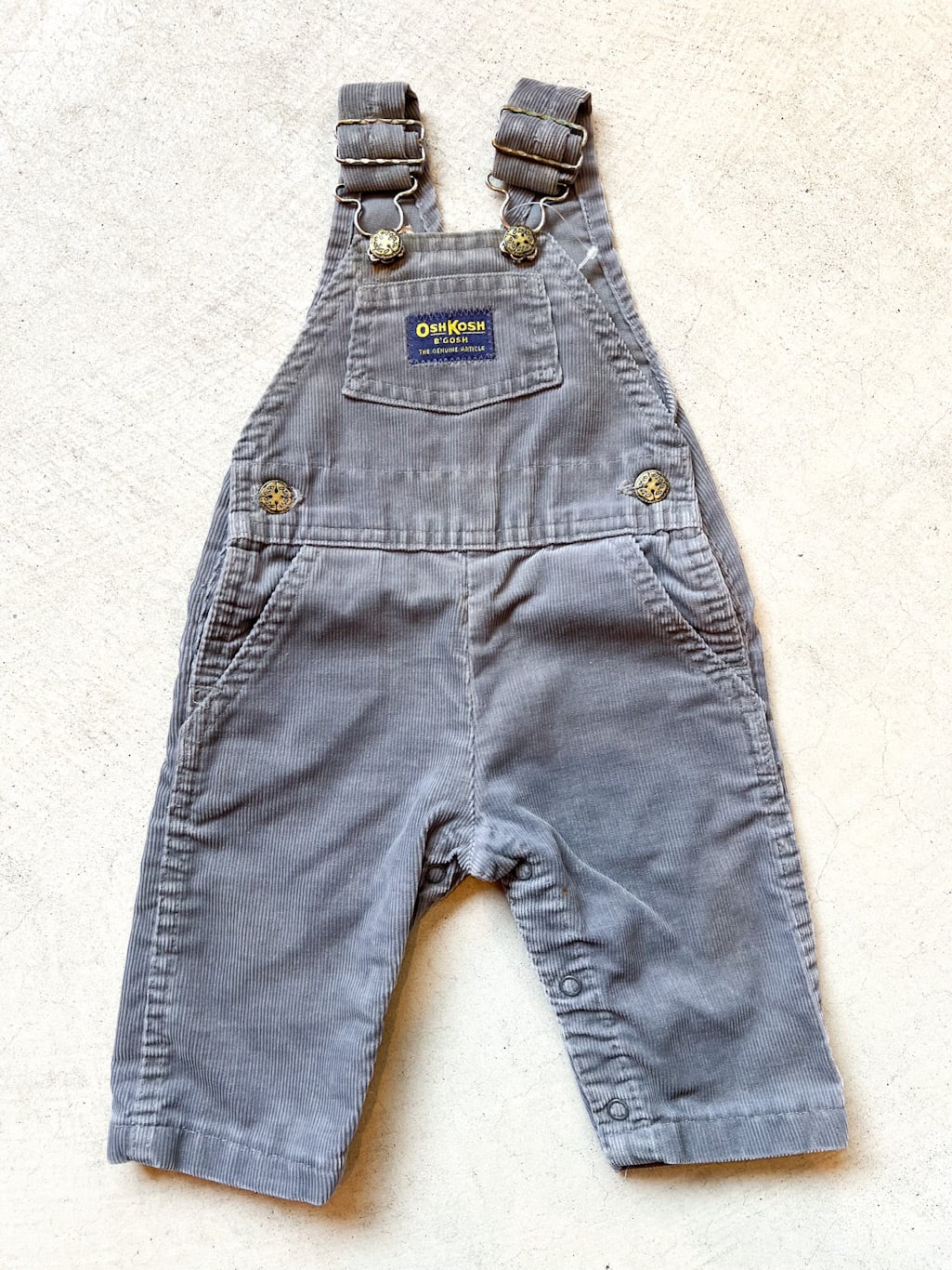 【60cm】VINTAGE 80'S オシュコシュ コーデュロイ オーバーオール【b222】