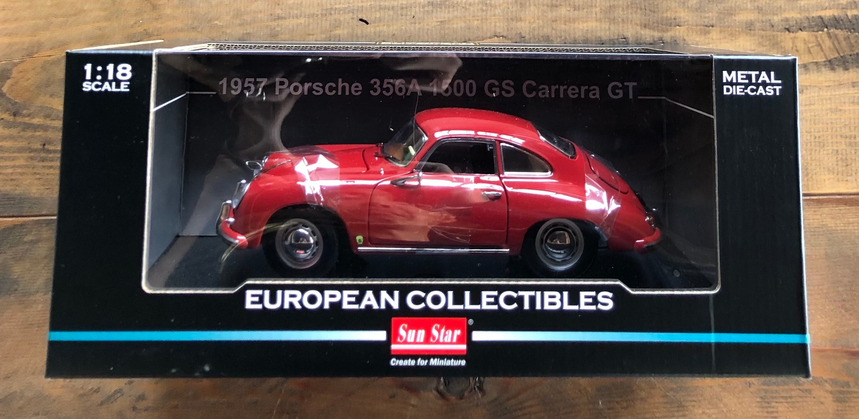 1957 Porsche 356 A 1500 GS Carrera GT Red 1/18 Sun Star 1957 Porsche 356 A 1500 GS Carrera GT Red 1/18 Sun Star