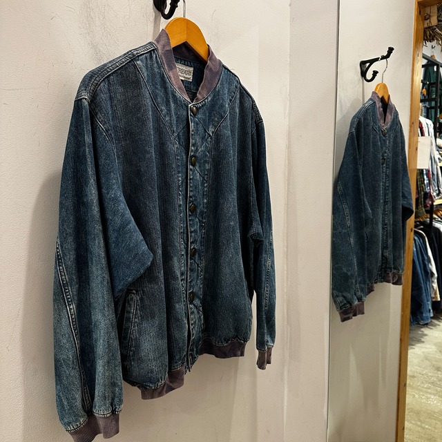 G.L.HEART DENIM BLOUSON JACKET L