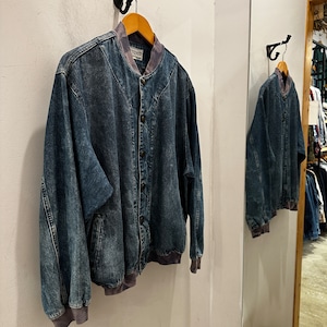 G.L.HEART DENIM BLOUSON JACKET L