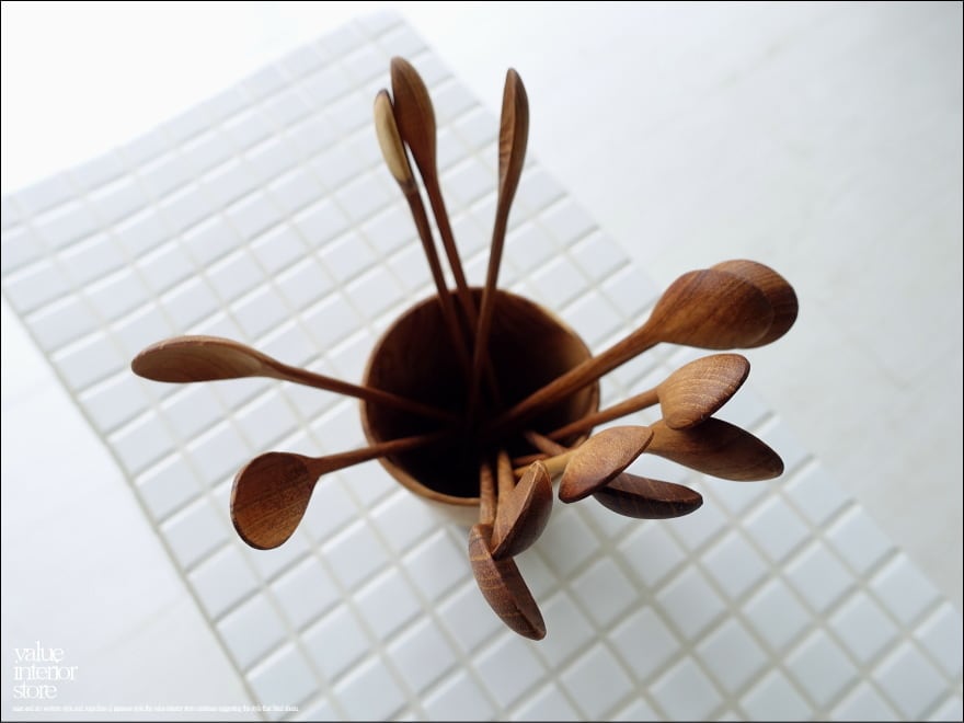 木製マドラースプーン/L20㎝ カクテルマドラー バースプーン チーク