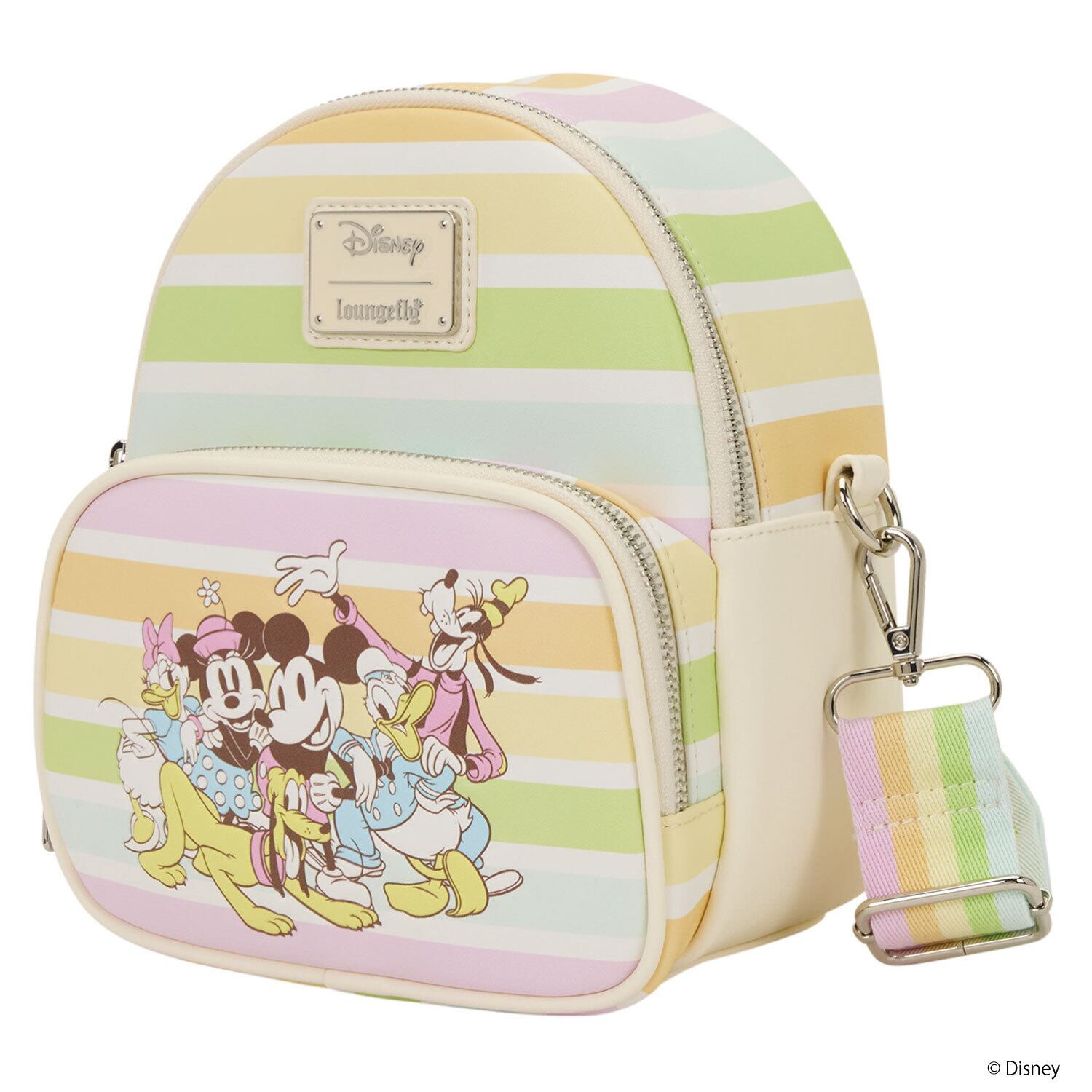 LF DISNEY MICKEY AND FRIENDS STRIPE CONV CROSSBODY-SW_WDBK1271