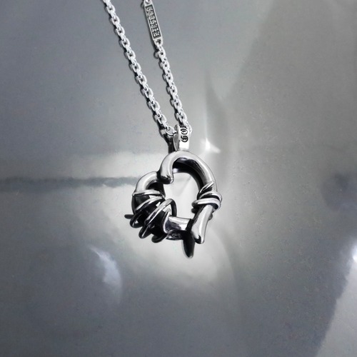 THORNY HEART [LARGE] #2 NECKLACE with GODSIZE® I.D. TAG / ソーニーハート L #2ネックレス ゴッドサイズ® I.D.タグ