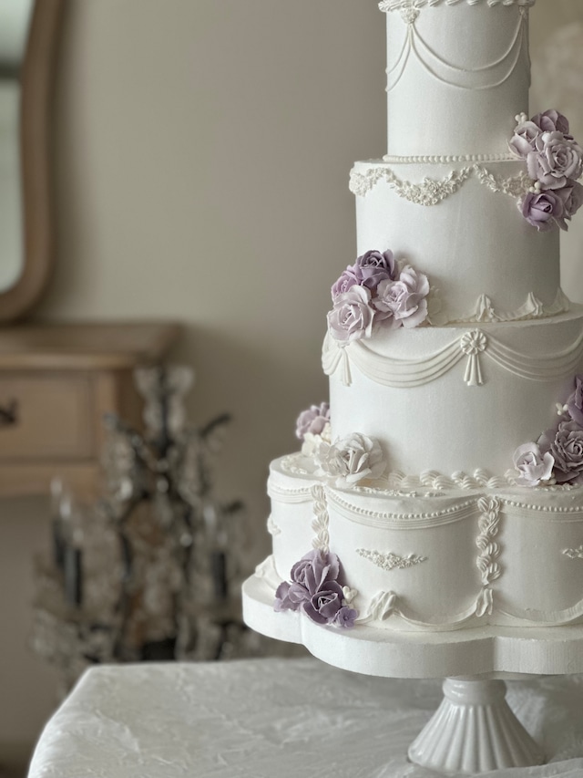 Wedding Art Cake - by Partner Artist Eriko【カート 購入不可/お問い合わせにて受付】No.131