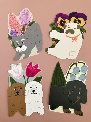 Bloom ダイカットグリーティングカード