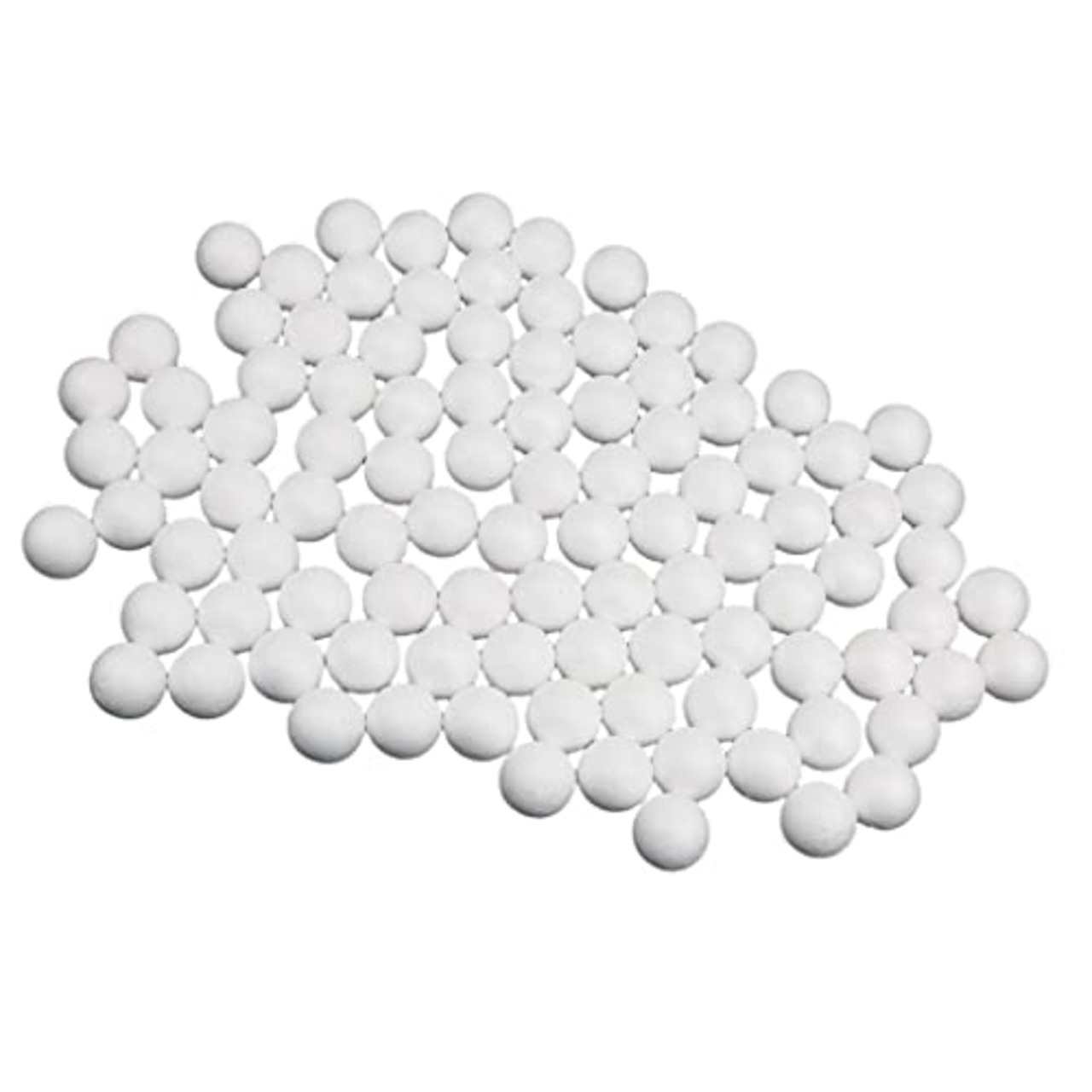 100pcs 25mm ホワイト モデル クラフト 発泡 スチロール 球 ボール