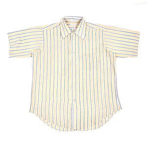 70s Briggs stripe s/s shirt L