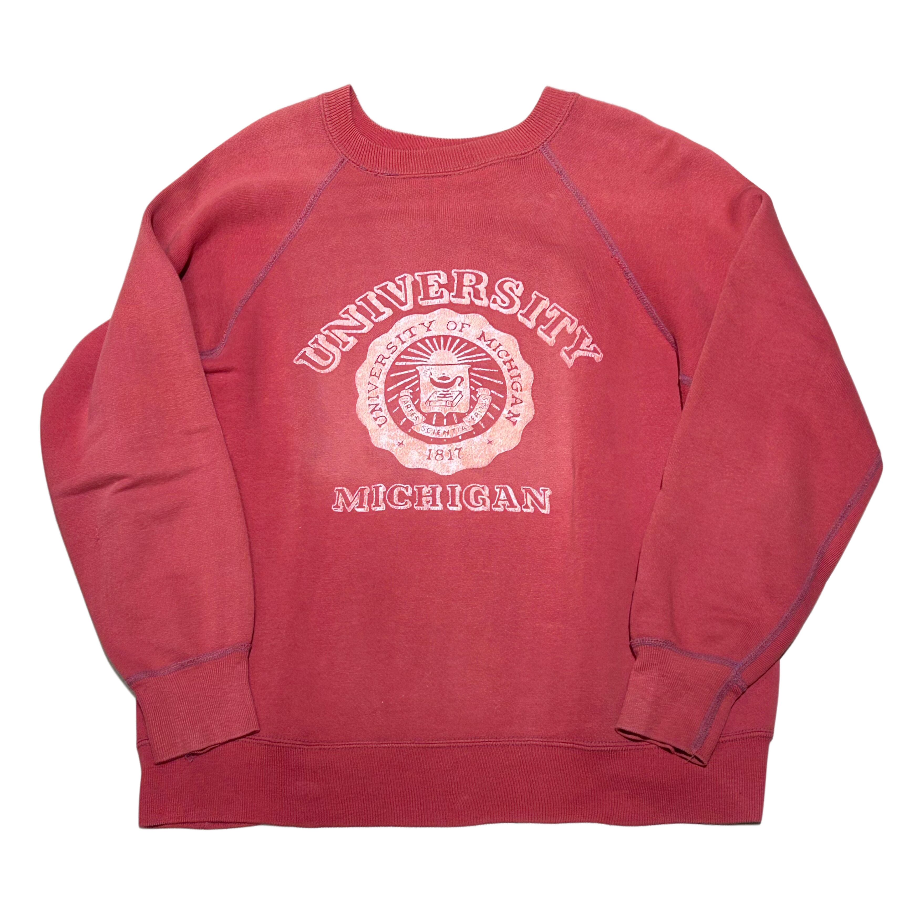 90s USA製 Lands' End コットンニットL インディゴヴィンテージ 90s