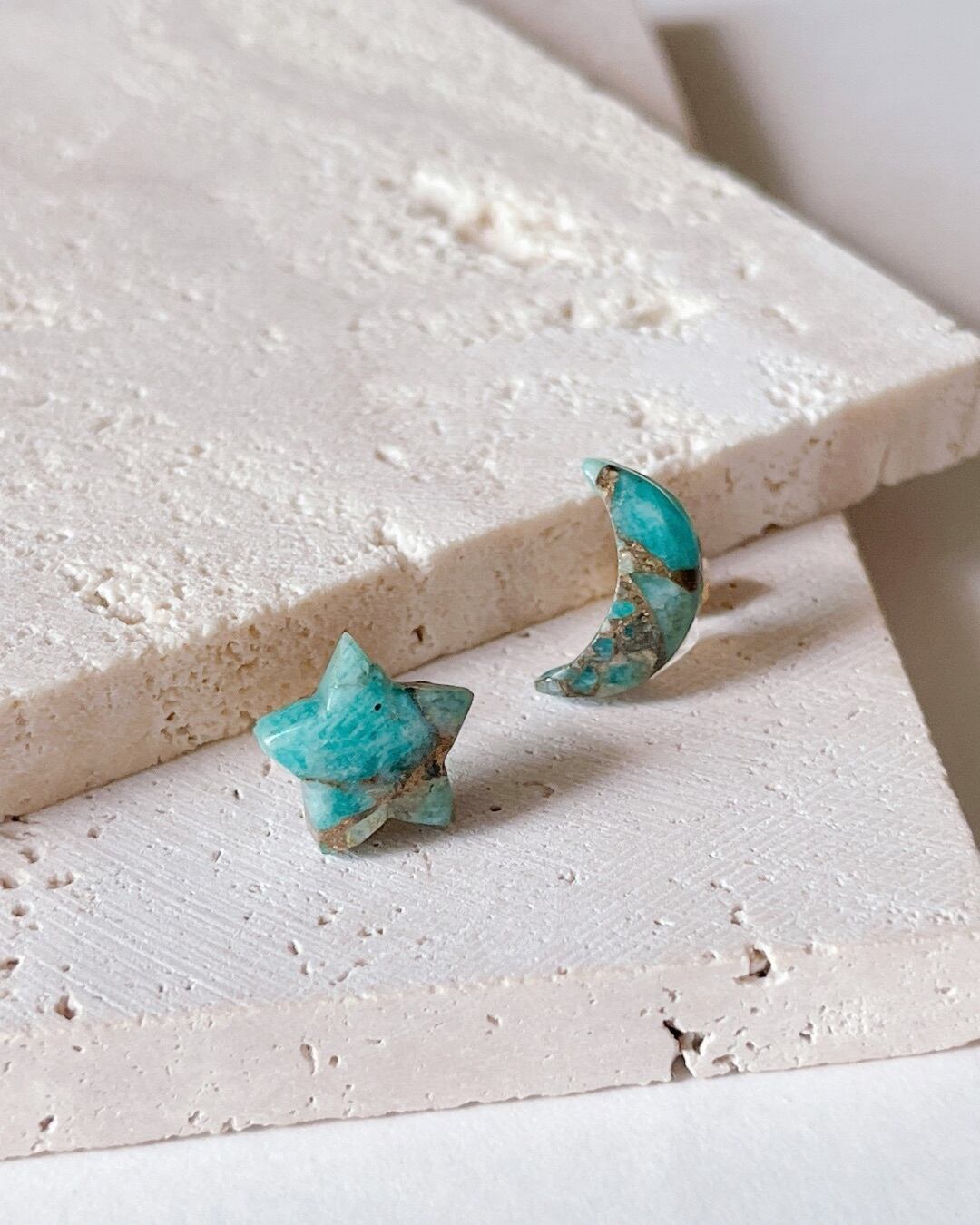 Blend Stone — Amazonite Copper Star & Moon