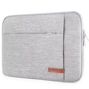 【特価処分】Lacdo 15.6インチ ノートパソコン スリーブケース コンピュータバッグ 15.6インチ エイサー Aspire/Predator、Inspiron、ASUS ZenBook Pro 15 VivoBook、HP Pavilion、レノボ IdeaPad 330、ThinkPad E590、Chromebook 防水、グレー