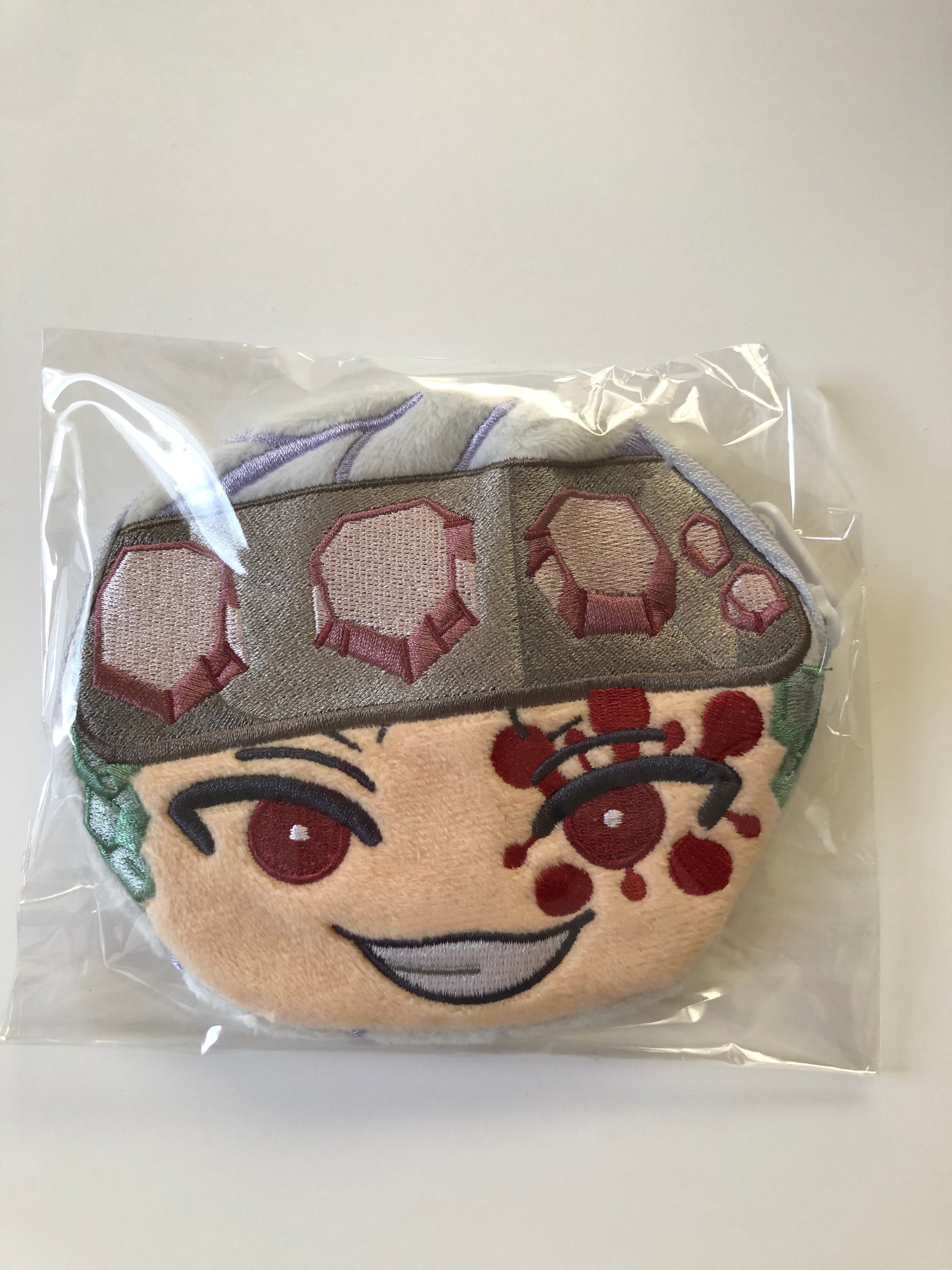 新品☆鬼滅の刃【錆兎】おまんじゅうふかふかポーチ がんば