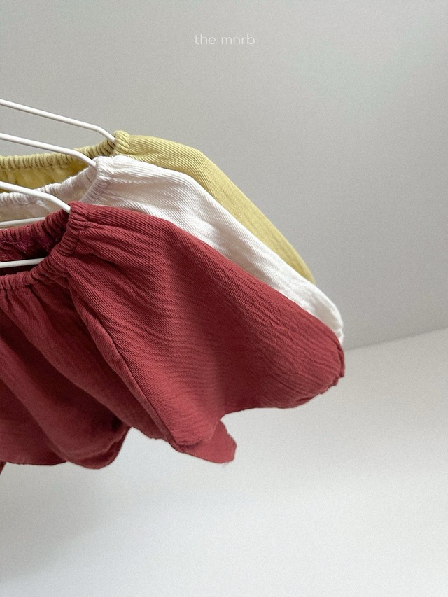《予約》送料無料【minirobe】Balloon Blouse