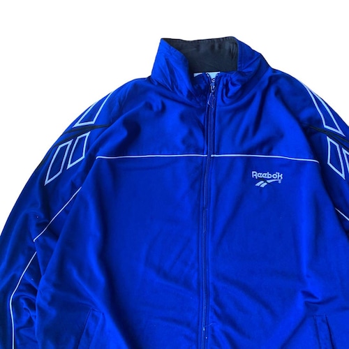 "90s Reebok" blue track jacket