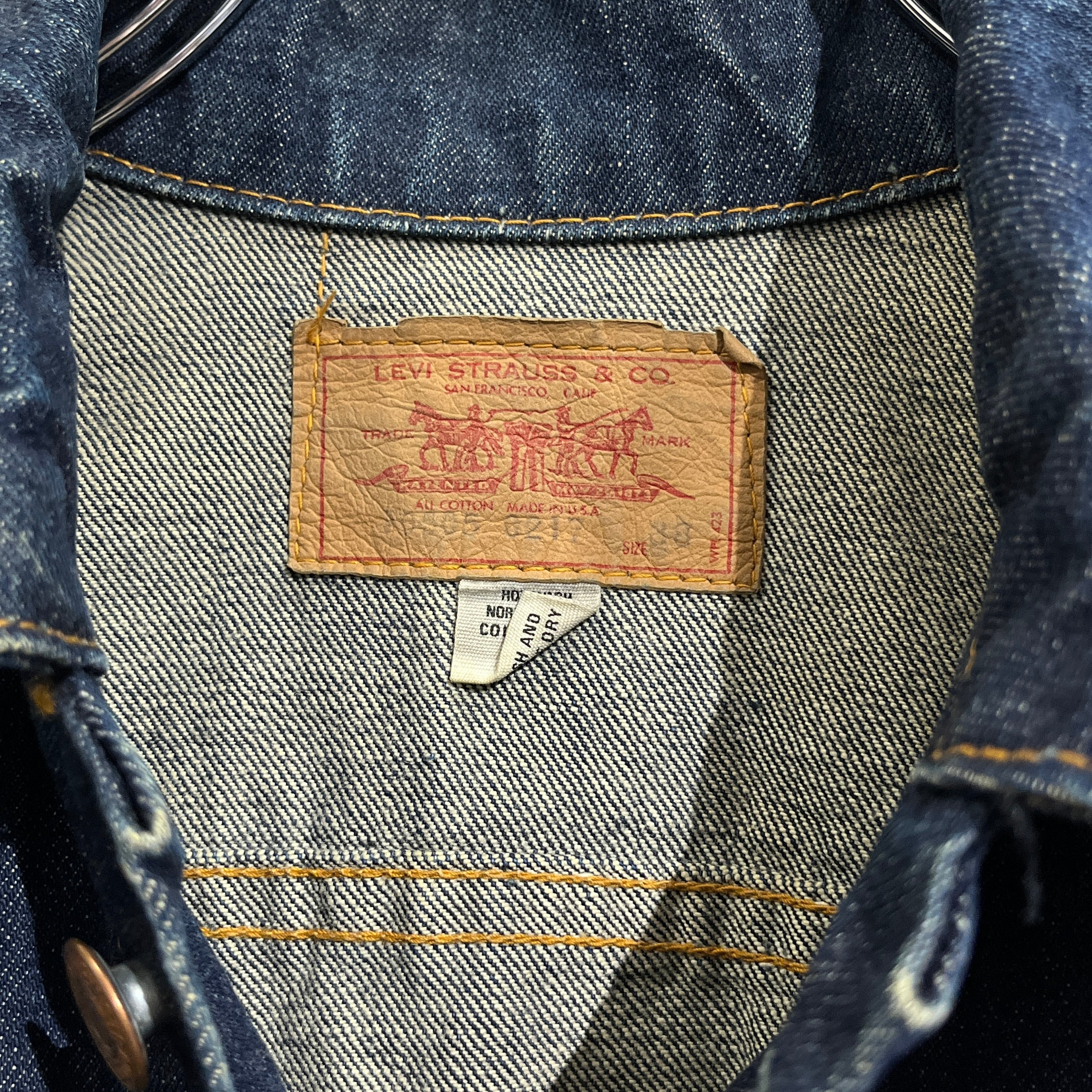 70s Levi's 70505 Denim Jacket Big E 70年代 リーバイス 70505 ビッグ