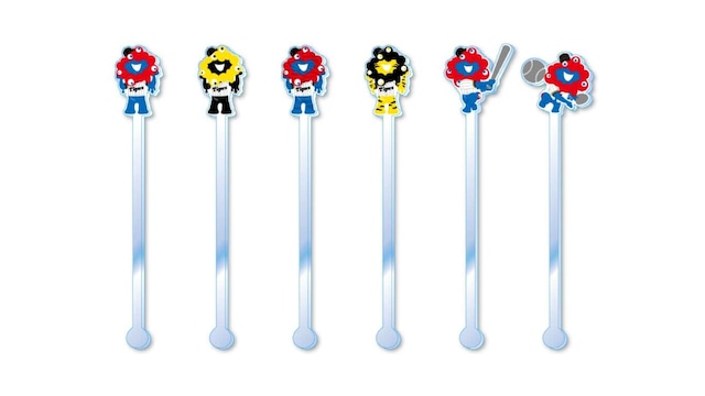 【受注販売】ミャクミャクタイガースアクリルマドラー（ブラインド・全6種）【12月以降順次発送予定】