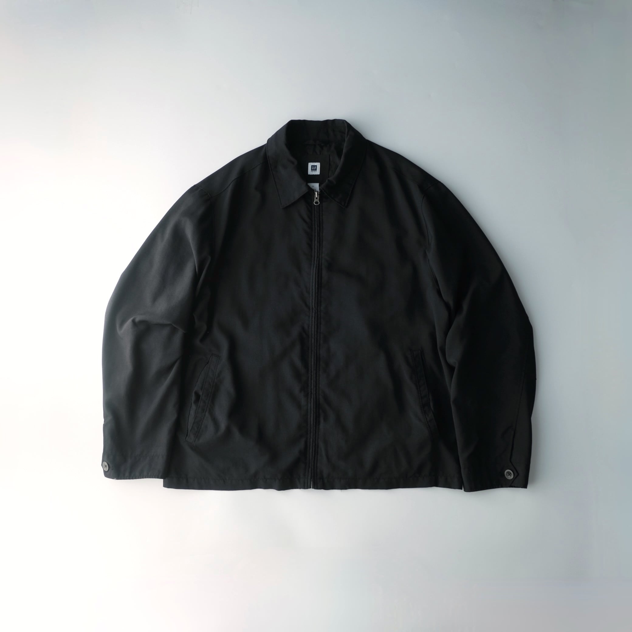 GAP】00's Nylon Zip Up Jacket Black XL | RE:FOUND