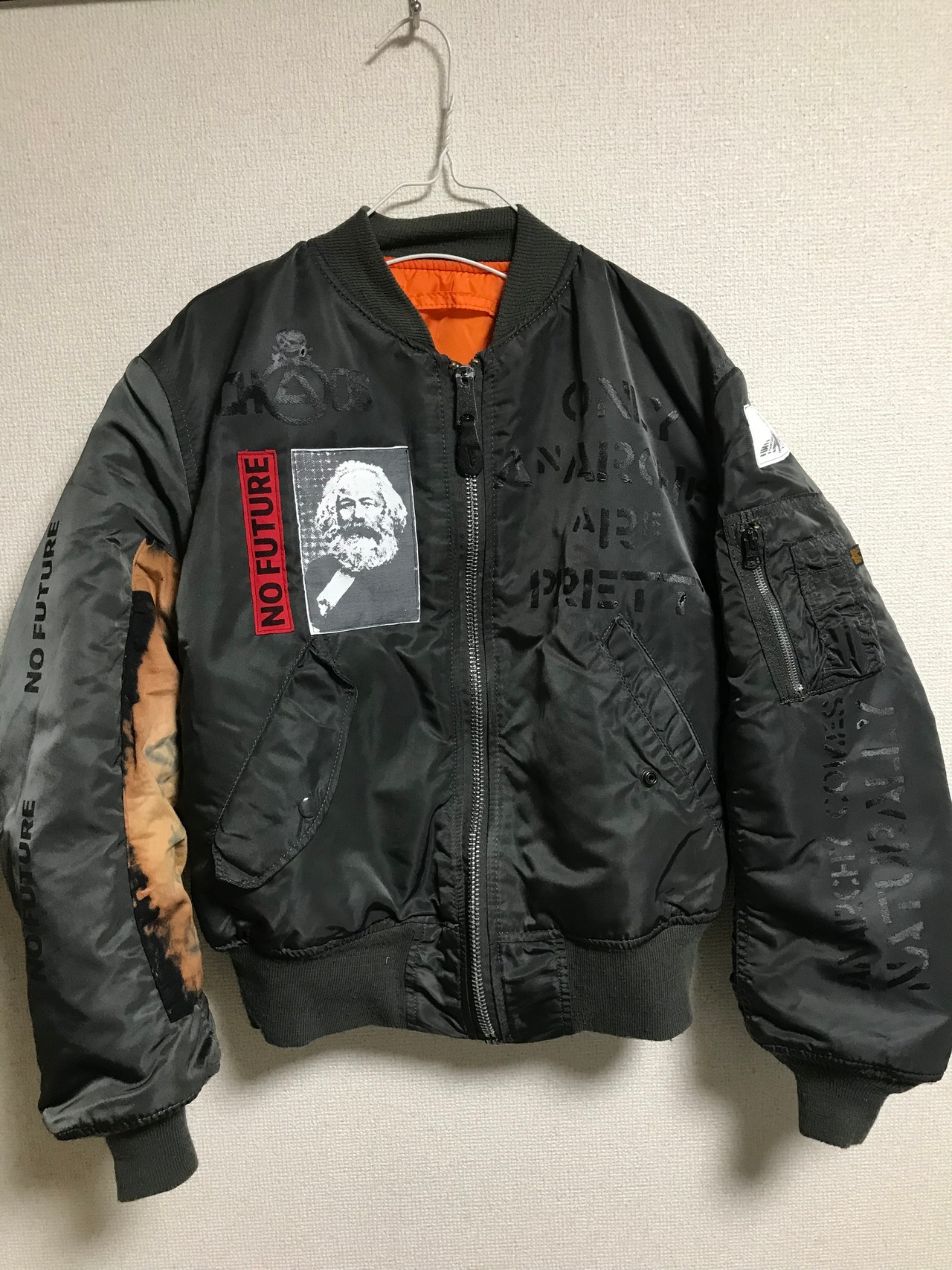 UNFINISHEDアナーキーMA-1アルファベース