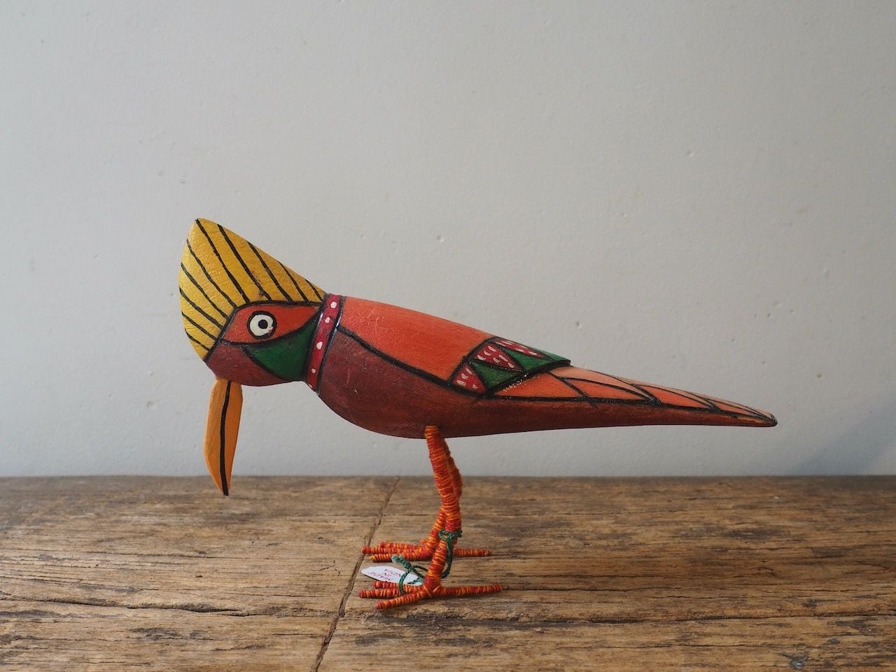 144sh107 くちばしの長いカラフルな鳥 | chahat online store