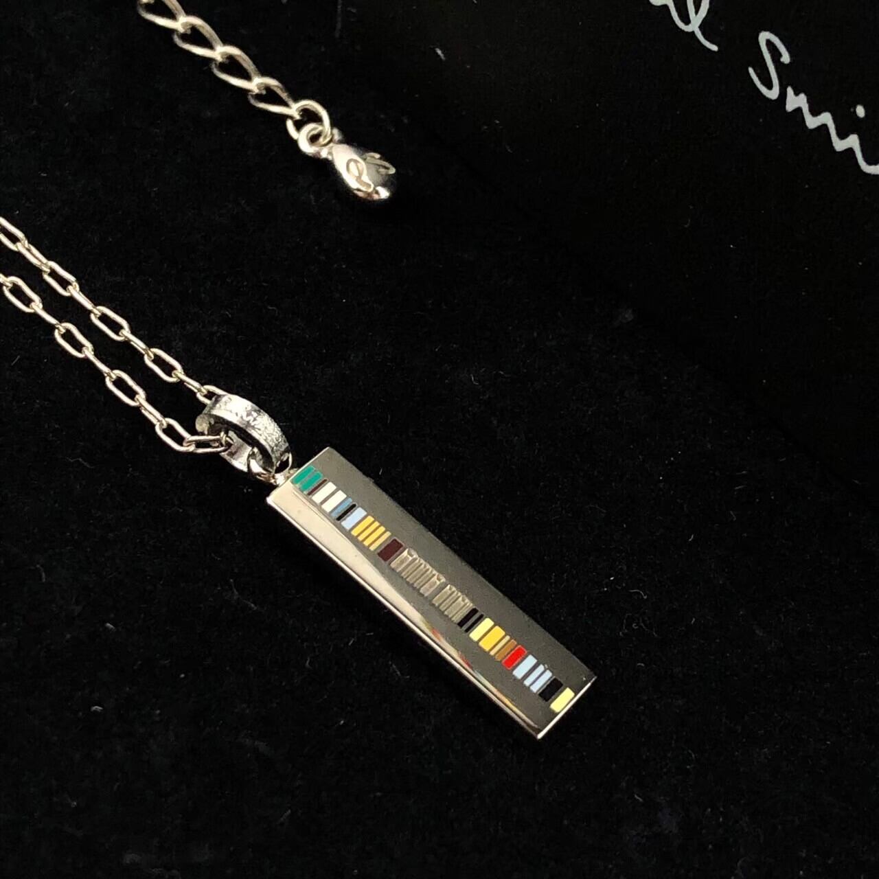 【新品未使用】ポールスミス ネックレス シルバー マルチストライプ Amazon | (ポールスミス) Paul Smith マルチストライプ ツイスト