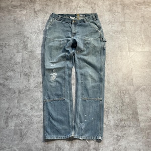 メキシコ製 デニム ダブルニー Carhartt 34×32