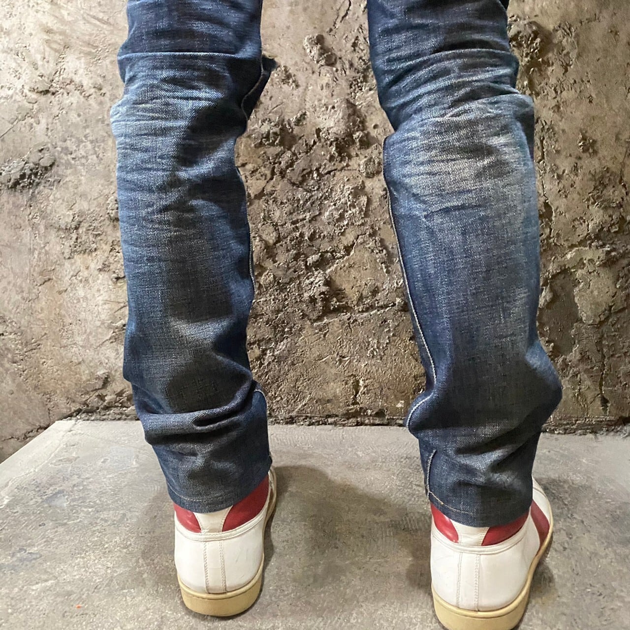 【Dior Homme】 Damage Skinny Jeans ディオール ダメージ ...