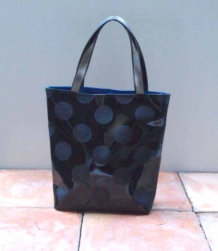 HANA (バッグ)水玉エナメルシリーズ 4 バケツ型 <受注制作品>