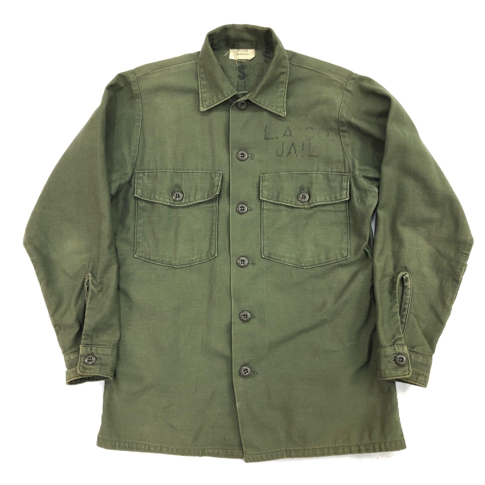 U.S.ARMY 70年代 USA製 OG-107 ユーティリティシャツ UTILITY SHIRT