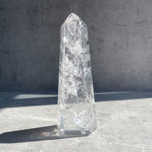 虹が沢山◎ 【高品質】ミナスジェライス産クリアクォーツ タワー66◇Clear Quartz◇ 天然石・鉱物・パワーストーン