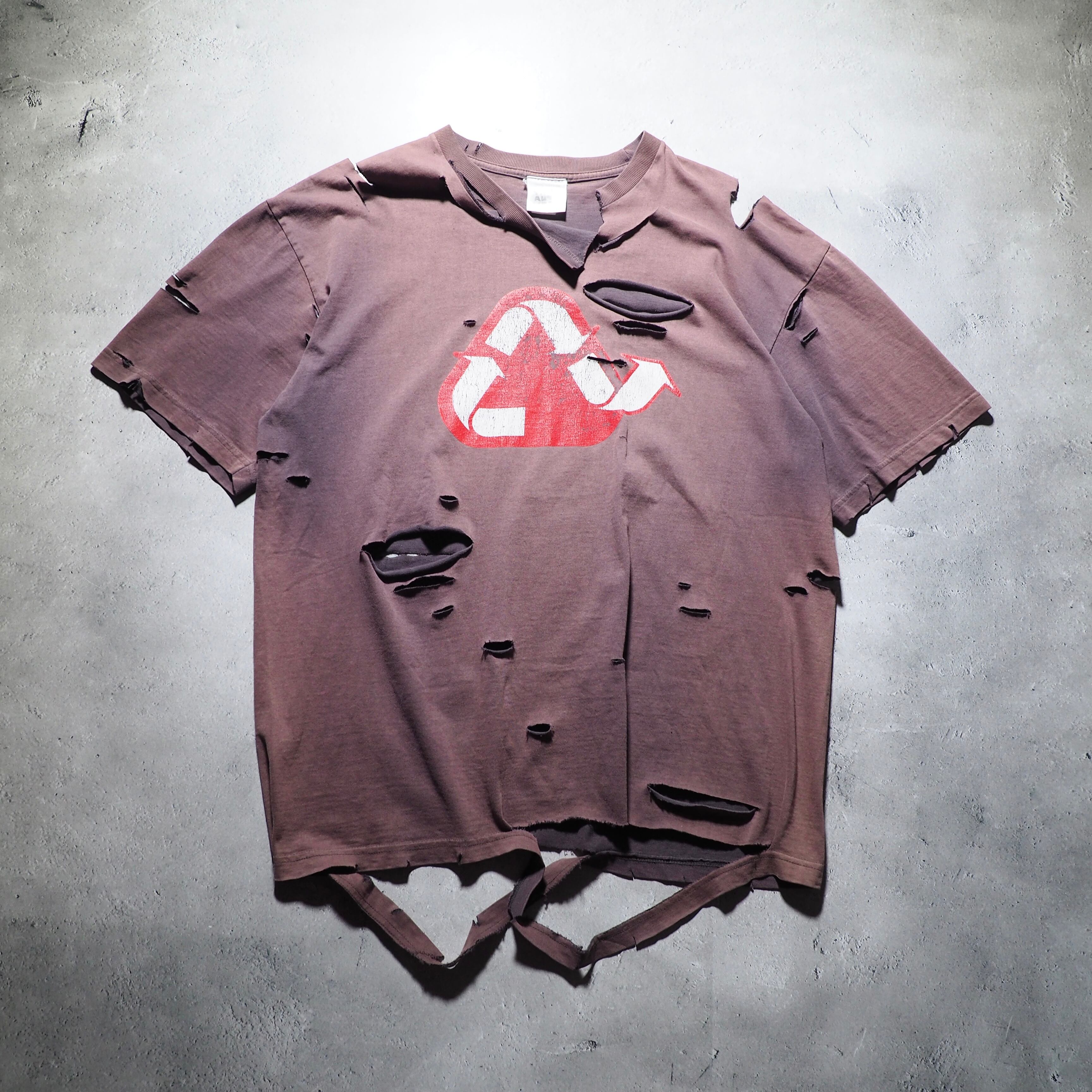 ” 循環 ” Boro Circulation fade printed Re:make SS Tee