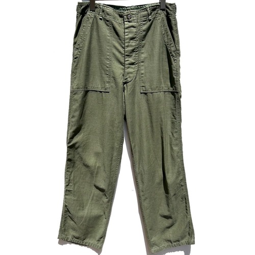 [USARMY] Military fatigue pants Baker pants [1950s-] Vintage Military Fatigue Pants Utility Trousers W-30