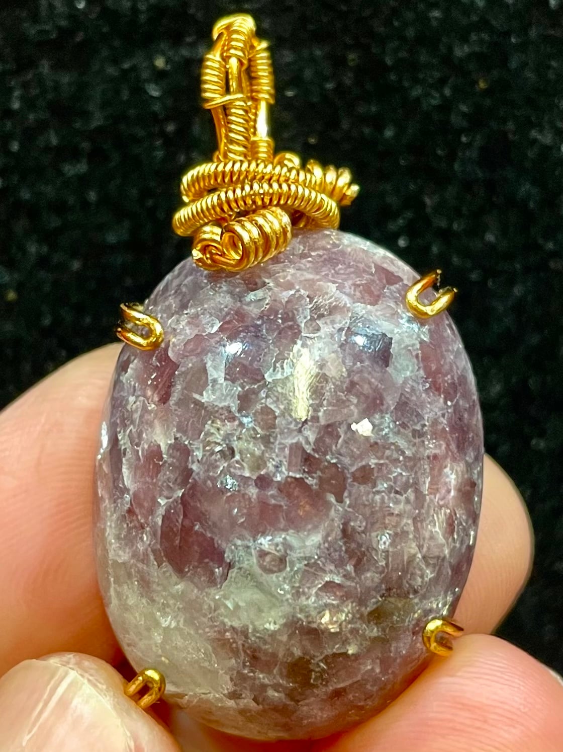 12) 採掘初期「ユーフォラライト44」PT(カボション)