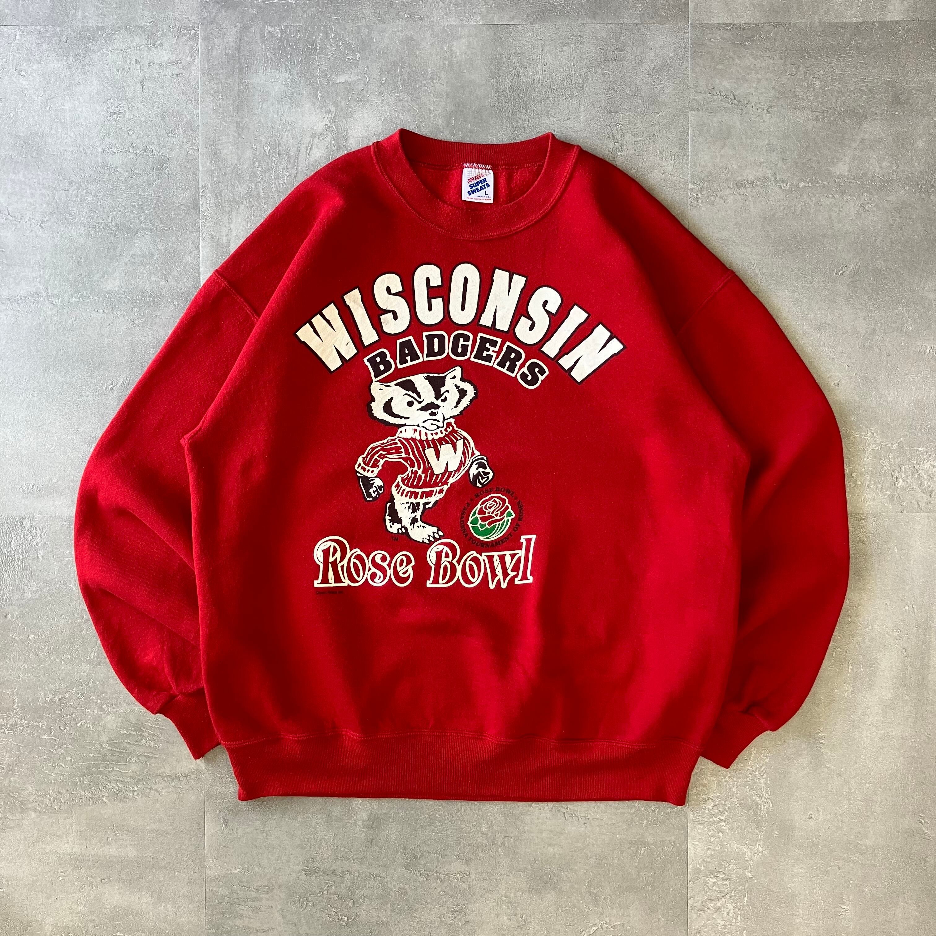 JERZEES ~90s usa製 Wisconsin チーム系 スウェット L No.2188