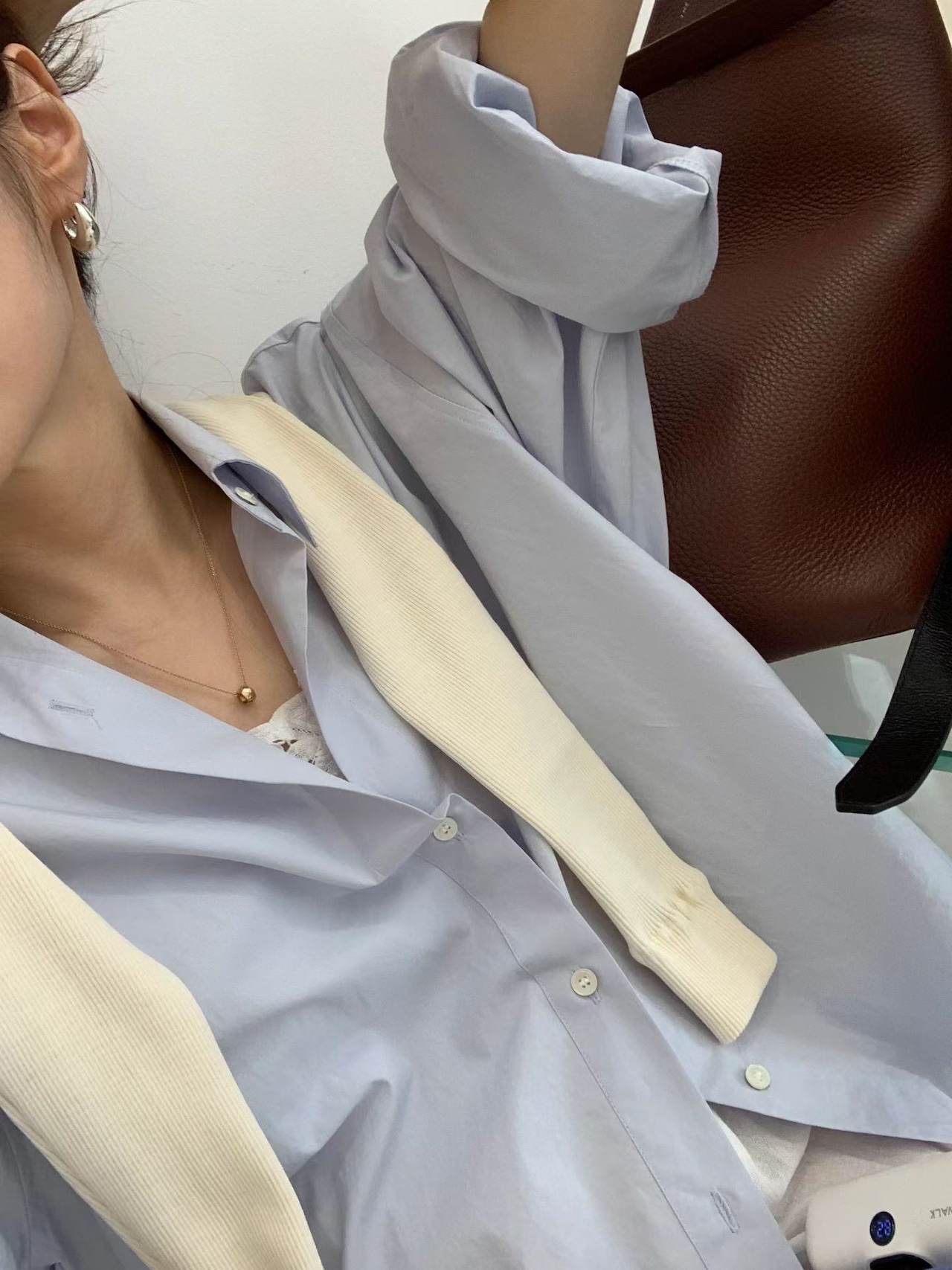 (OUNCE) clean boxy shirt / 2color